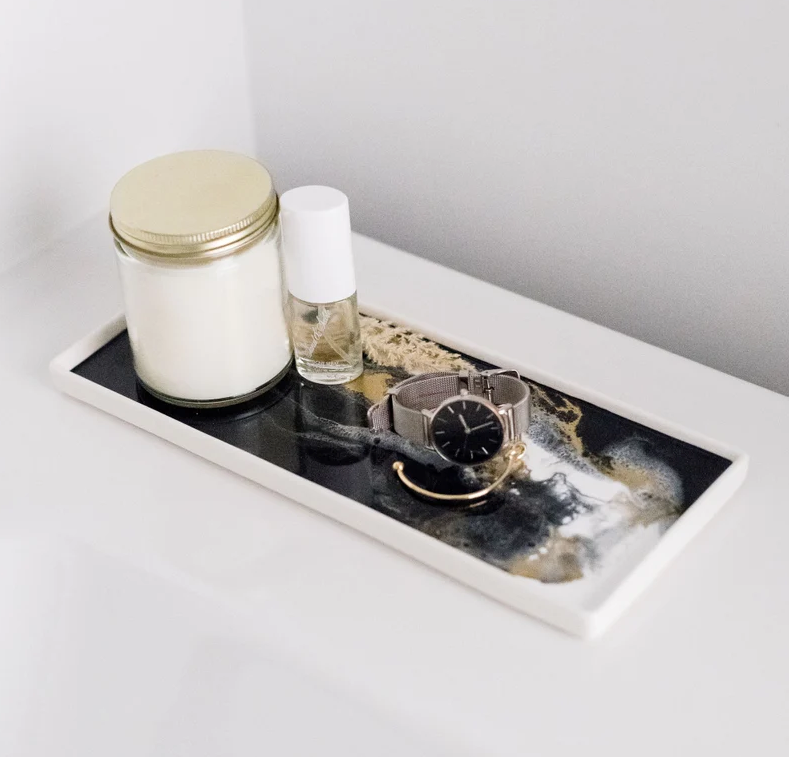 Lynn & Liana Ceramic Resin Tray