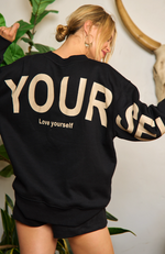 Be Yourself Oversized Sweatshirt
