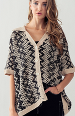 Paloma Crochet Knit Top