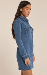 Z Supply Candice Knit Denim Dress