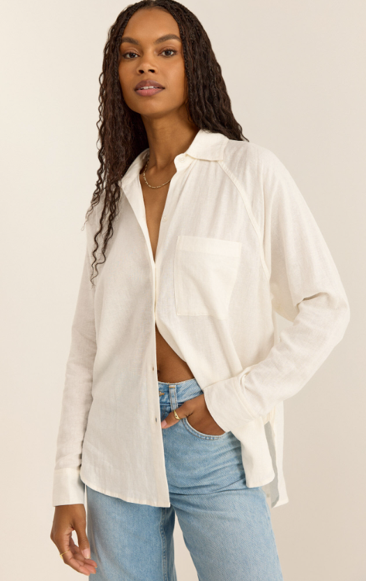 Z Supply The Perfect Linen Top