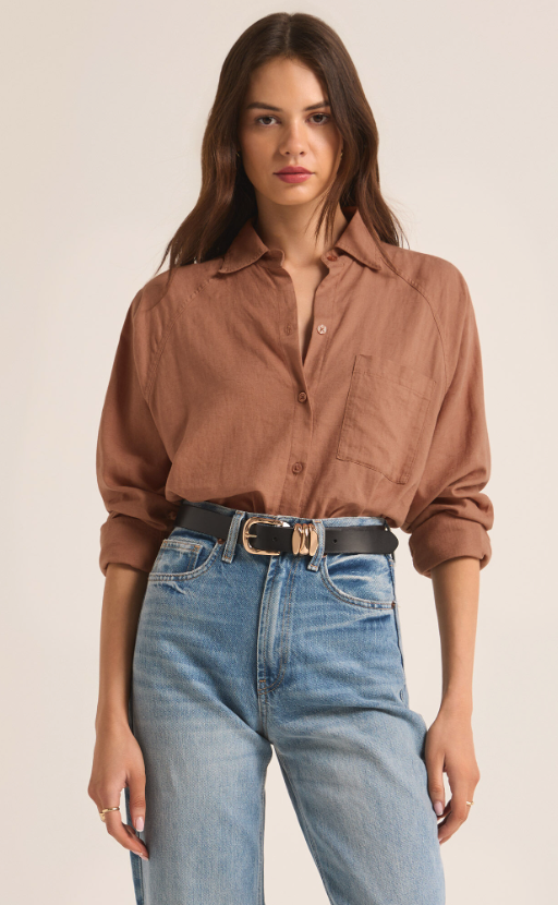 Z Supply The Perfect Linen Top