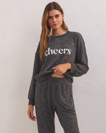 Z Supply Cheers Relaxed Long Sleeve Top