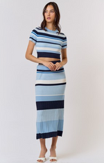 Slyvia Striped Knit Set