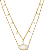 Kendra Scott Elisa Pearl Multi Strand Necklace