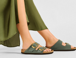 Birkenstock Arizona Big Buckle Nubuck Leather