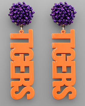 Fan Favorite Tiger Earrings