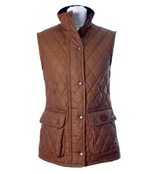 Oxford Blue Newbury Quilted Wax Gilet Vest