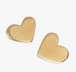 INK+ALLOY Bella Heart Large Post Earrings