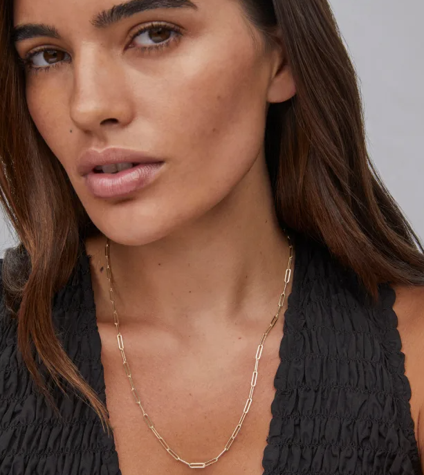 Kendra Scott Courtney Paperclip Necklace