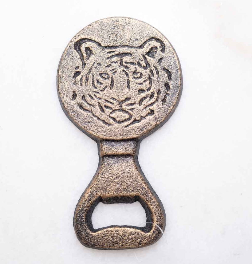 Antique Tiger Bottle Opener