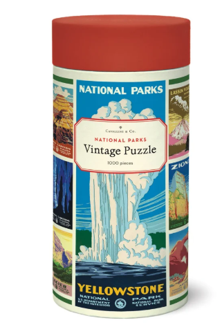 Cavallini Papers & Co, Inc 1,000 Piece Vintage Puzzles