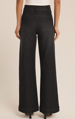 Z Supply Rilynn Wide Leg Denim Trouser