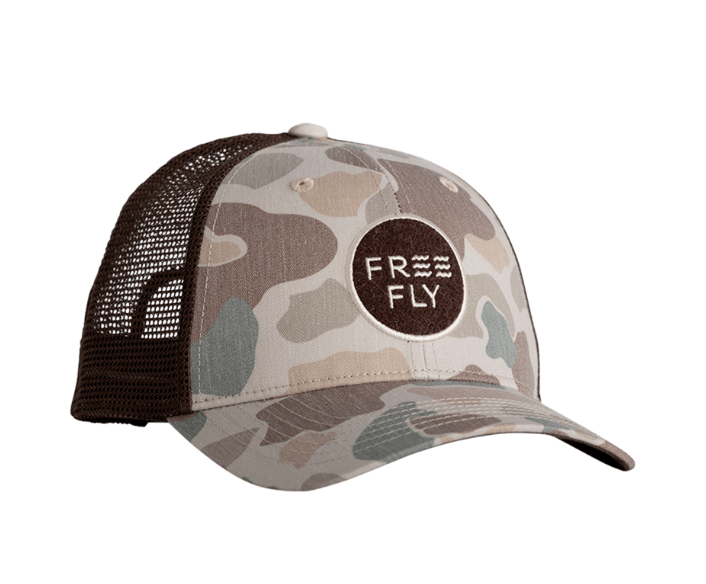 Free Fly Camo Trucker Hat