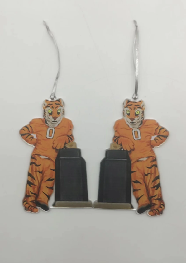 Clemson Mascot Acrylic Ornament