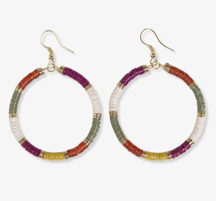 INK+ALLOY Fonda Multi Mixed Hoop Earrings