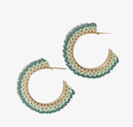 INK+ALLOY Eve Beaded Hoop Earrings