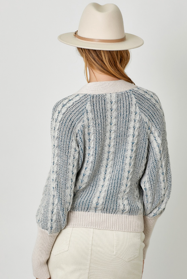 Abilene Weaving Sweater Cardigan