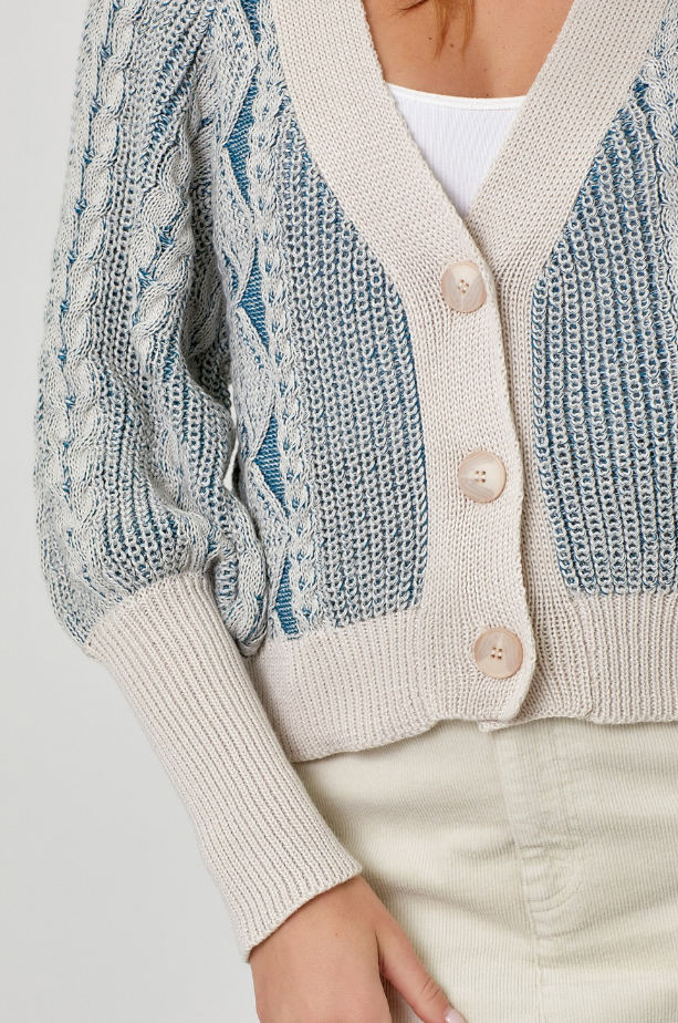 Abilene Weaving Sweater Cardigan