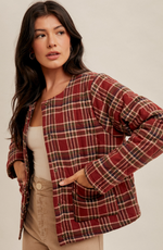 Connie Plaid Quilt Jacket