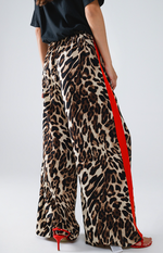 Celeste Striped Leopard Pants