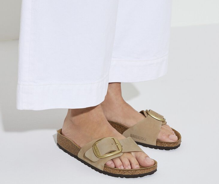 Birkenstock Madrid Big Buckle Nubuck Leather