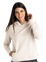 Free Fly Women's Lightweight Fleece Cropped Hoodie