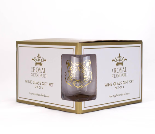 Go Get Em Tiger Wine Glass Set