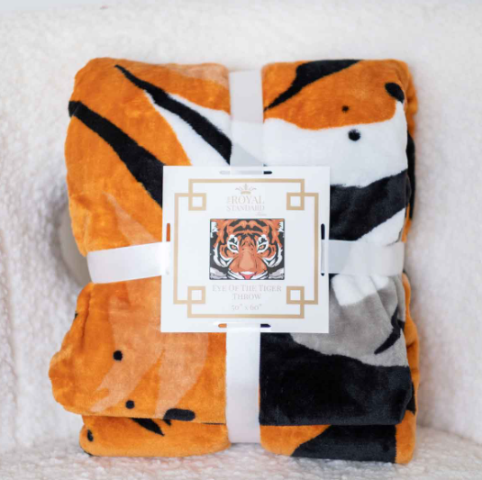 Eye of the Tiger Throw Blanket