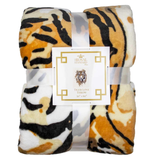 Tiger Love Throw Blanket