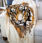 Tiger Love Throw Blanket