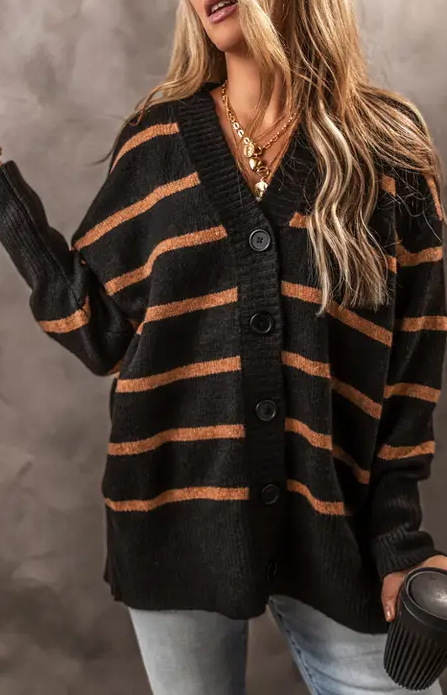 Viola Striped Cardigan