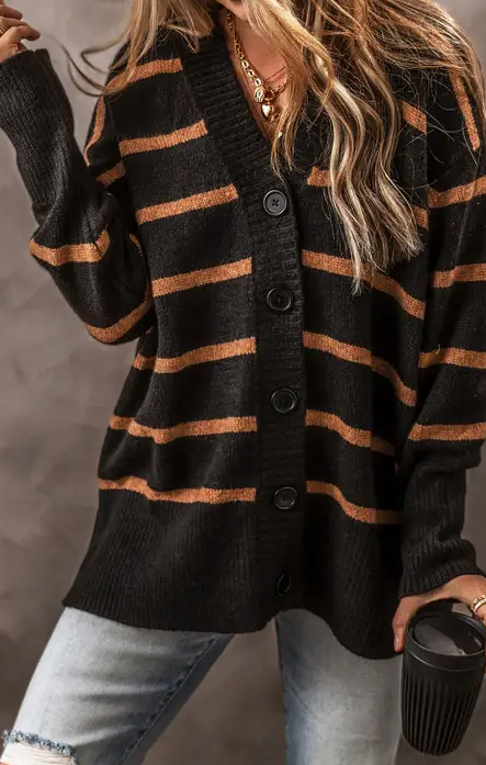 Viola Striped Cardigan