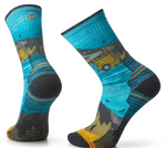 Smartwool Hike Light Cushion Great Excursion Print Crew Socks