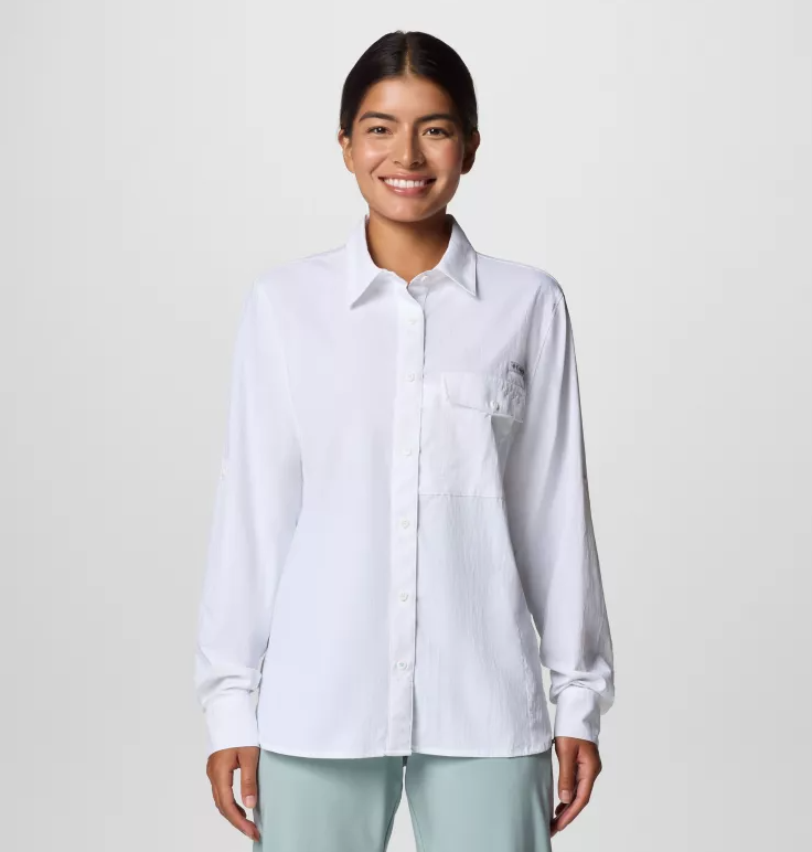 Columbia Women's PFG Wild Cast Long Sleeve Shirt - XL