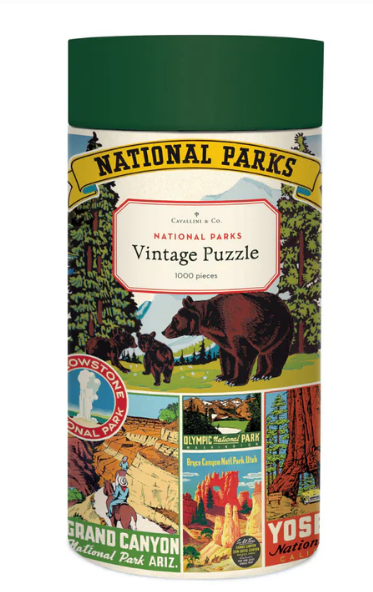 Cavallini Papers & Co, Inc 1,000 Piece Vintage Puzzles