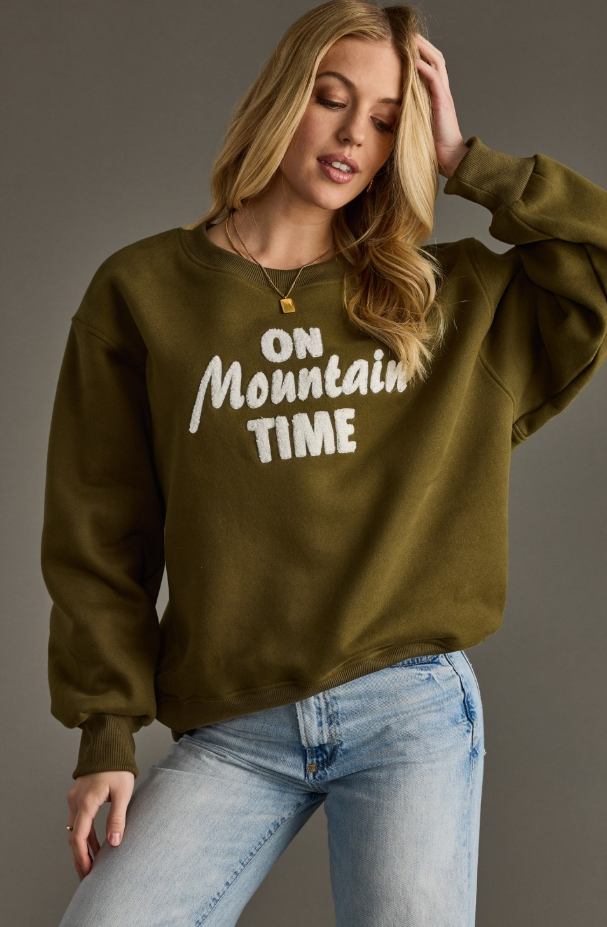 On Mountain Time Sweatshirt