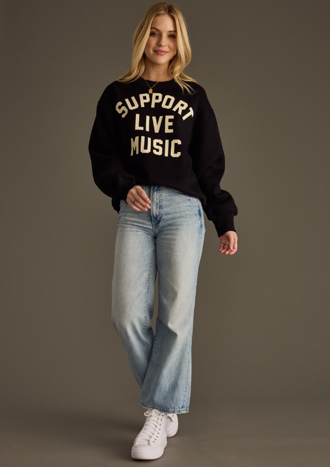 Support Live Music Sweatshirt