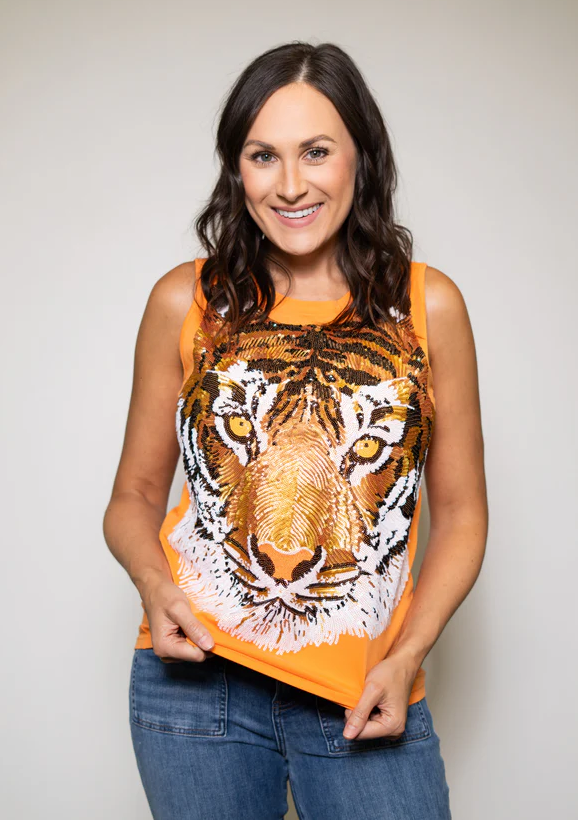 Women's Full Face Tiger Tank