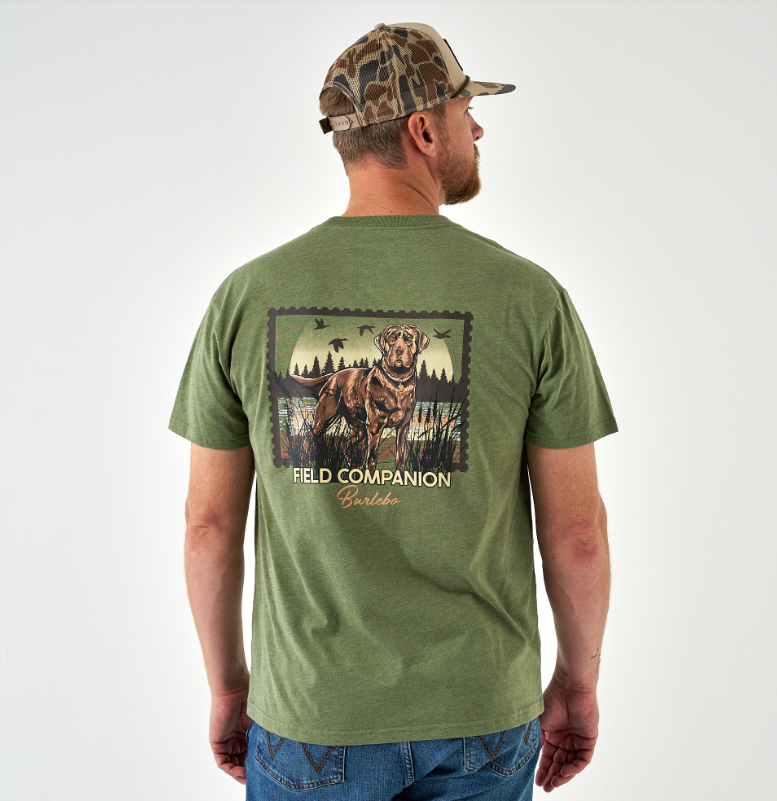 Burlebo Duck Dog Stamp Short Sleeve Tee