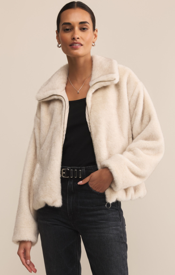 Z Supply Amethyst Faux Fur