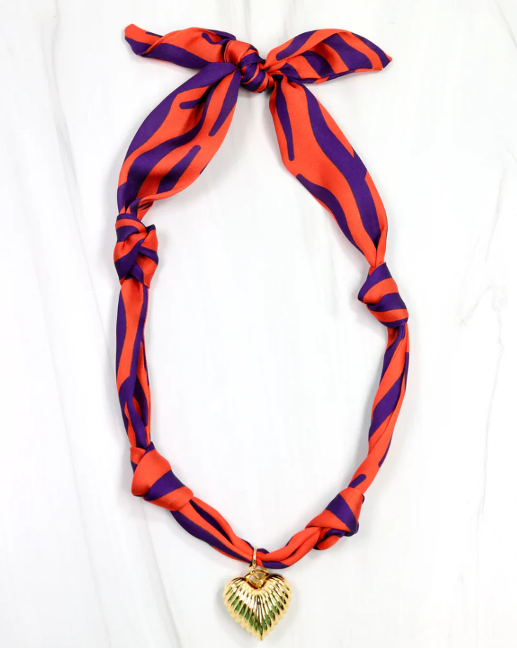 Caroline Hill Serafina Scarf Charm Necklace