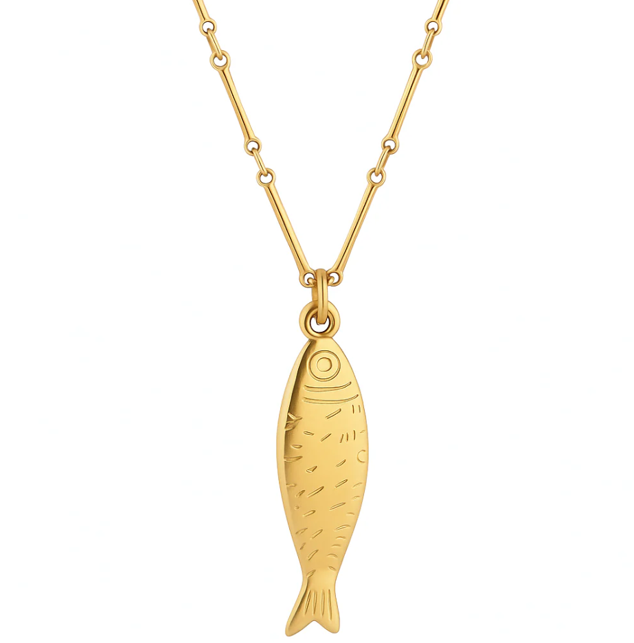 Ellie Vail Adoni Fish Pendant Necklace