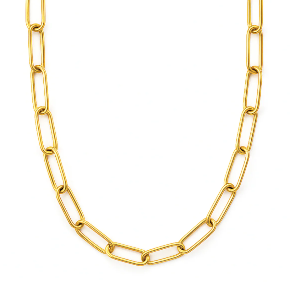 Ellie Vail Carla Paper Clip Chain Necklace