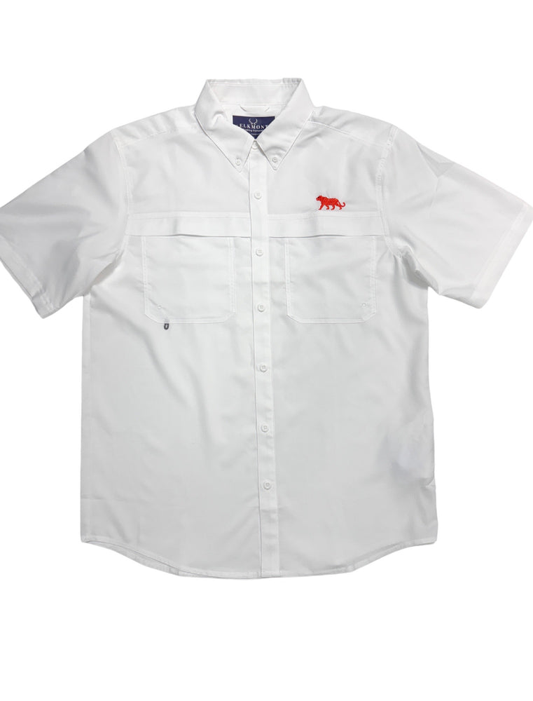 Elkmont Men's Tiger Logo Fishing Shirt