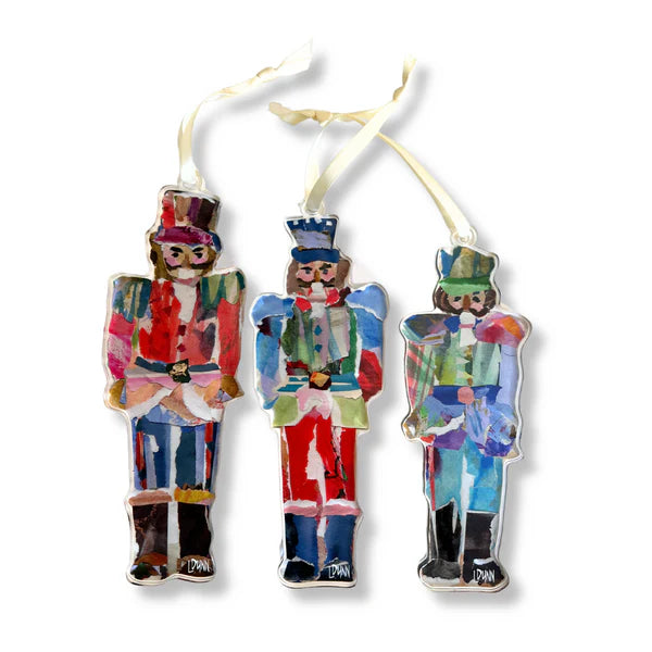 Nutcracker Acrylic Ornament Collection  ( SET of 3)