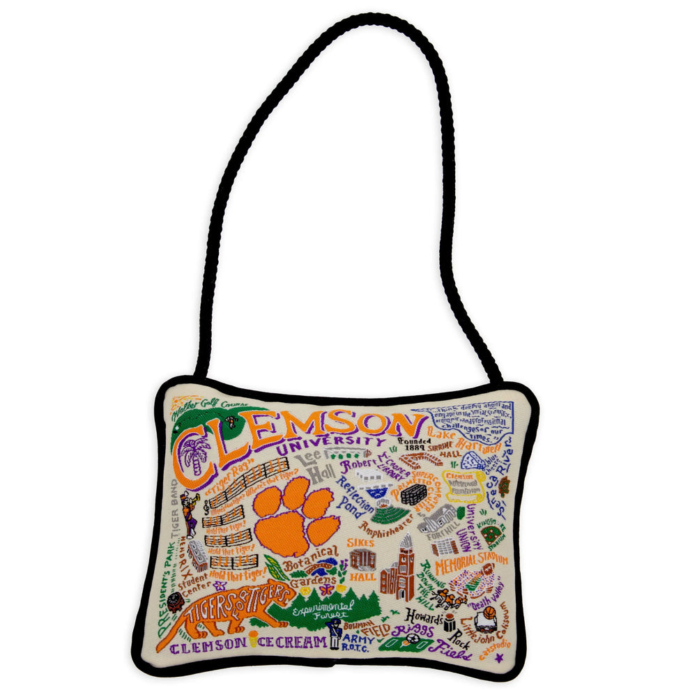 Clemson University Mini Pillow Ornament