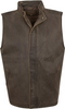 North River Men's Cotton Suede Full Zip Vest