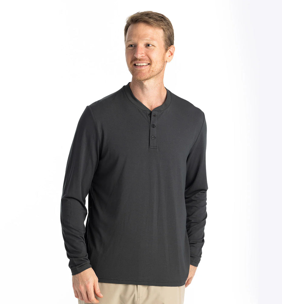 Free Fly Men's Bamboo Flex Long Sleeve Henley