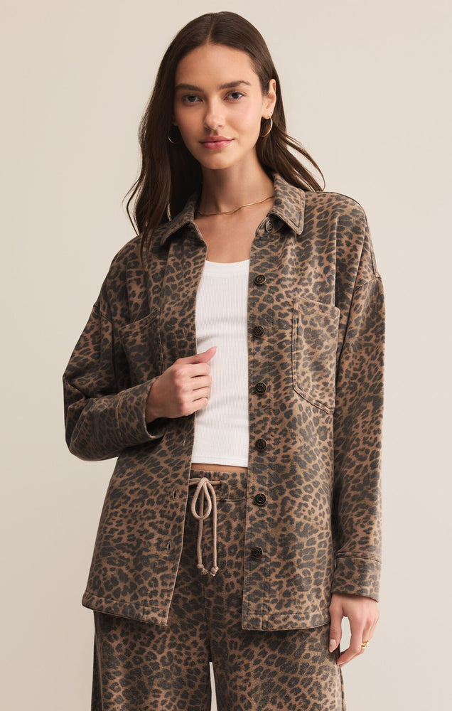 Z Supply All Day Leopard Jacket